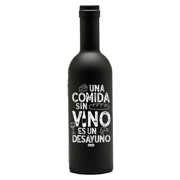 Botella con accesorios