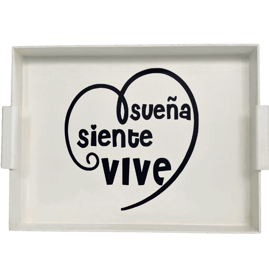 Sueña, siente, vive (blanca)