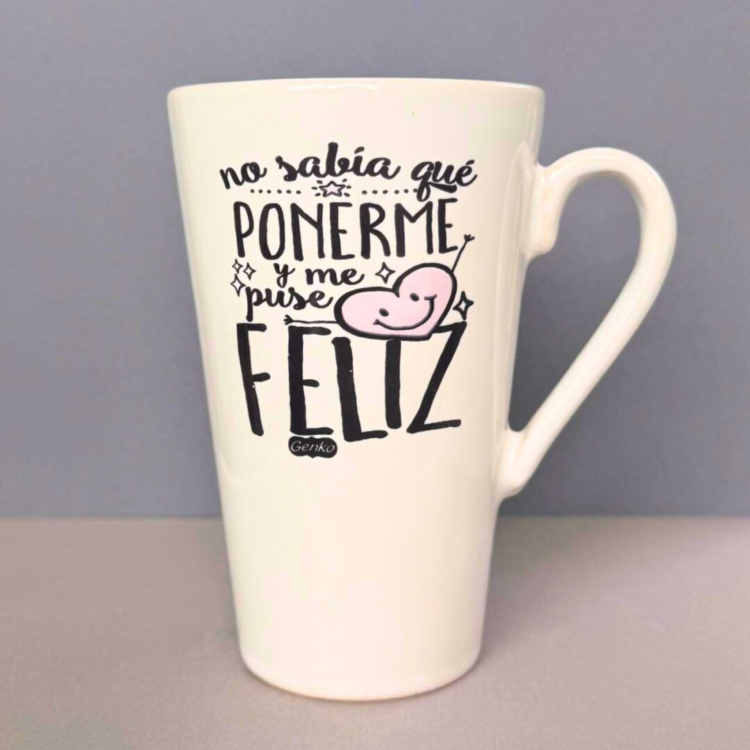 No sabía qué ponerme - Taza alta