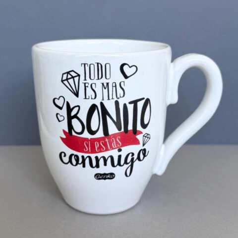 Todo es más bonito si estás conmigo