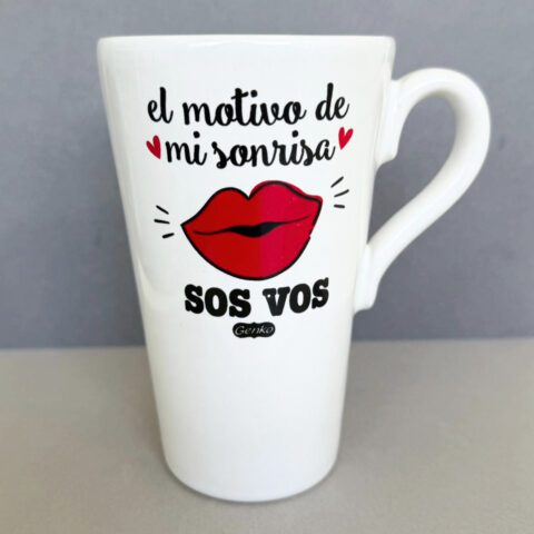 El motivo de mi sonrisa (Taza alta)