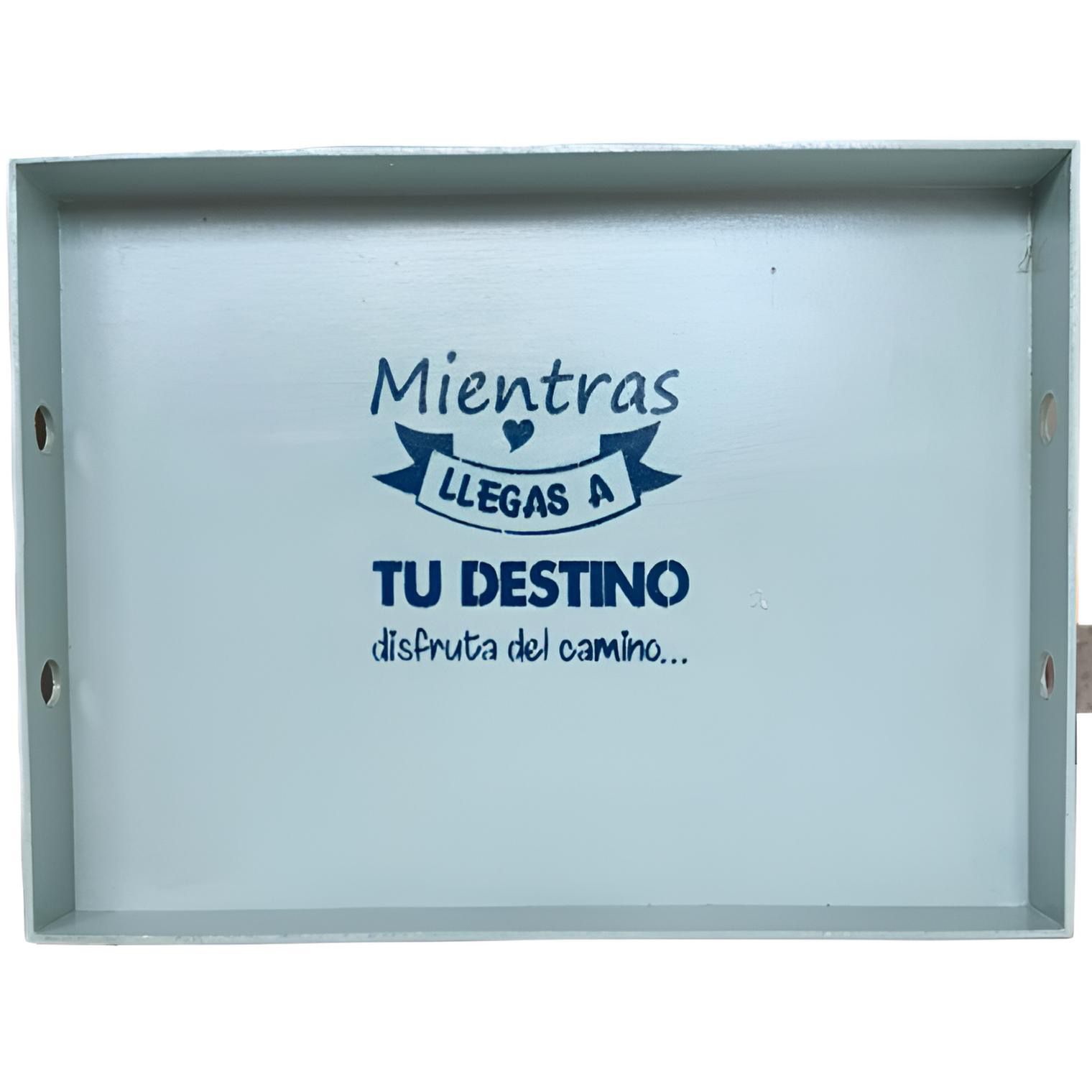 Mientras llegas a tu destino, disfruta del camino - celeste