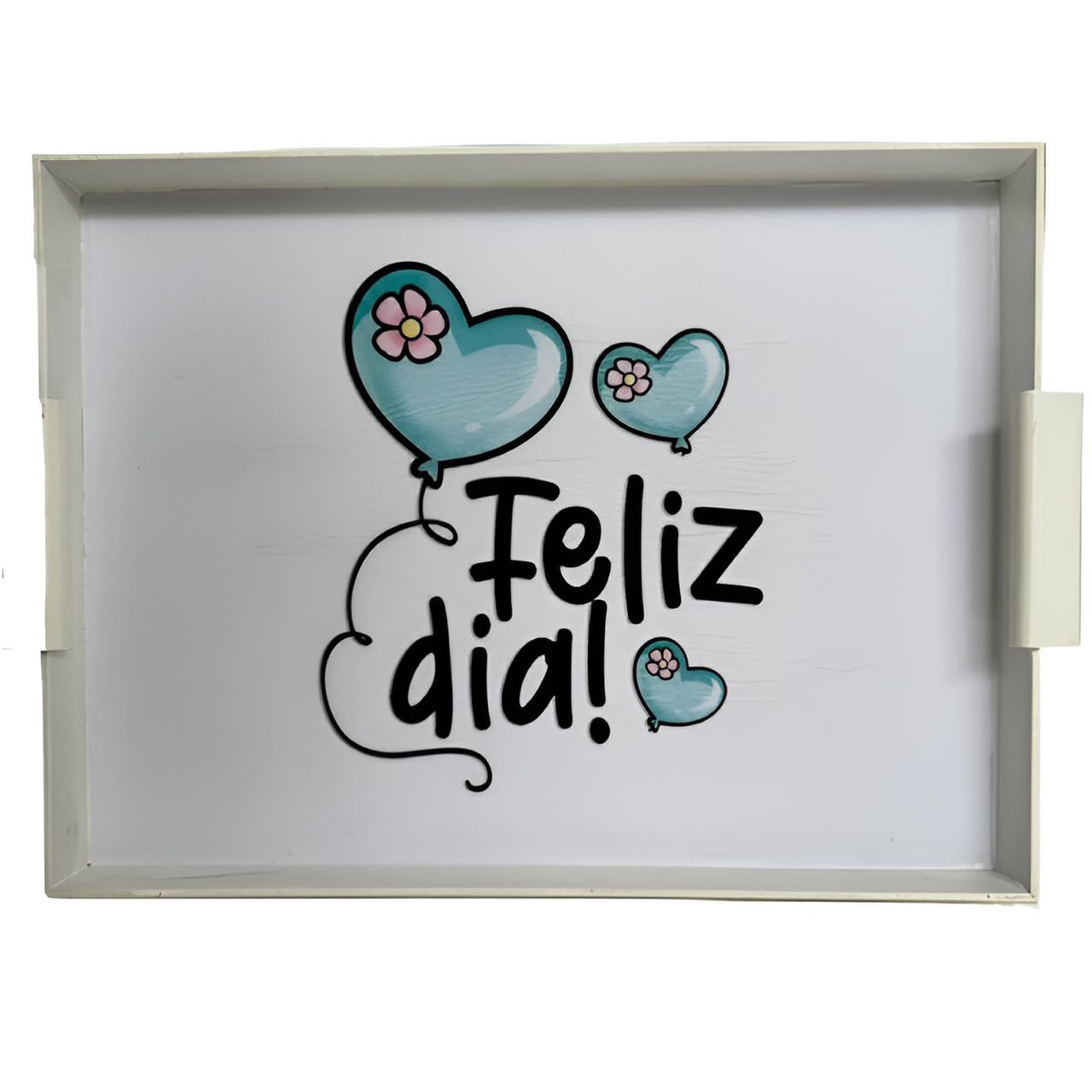 Feliz día globos (blanca)