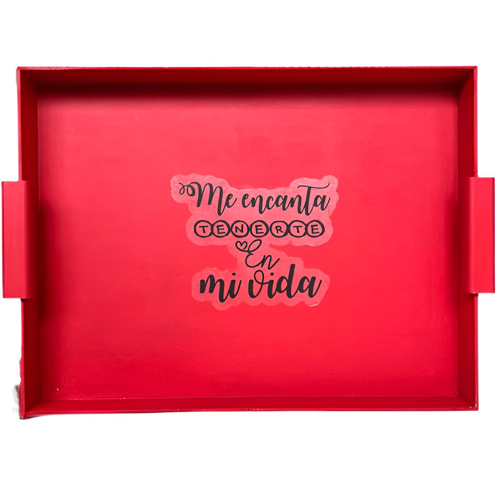 Me encanta tenerte en mi vida (roja)