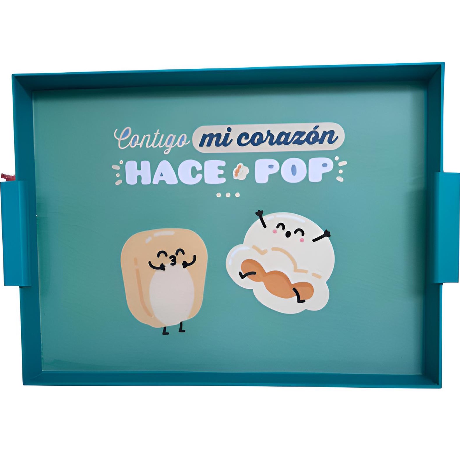 Contigo mi corazón hace POP (aqua)
