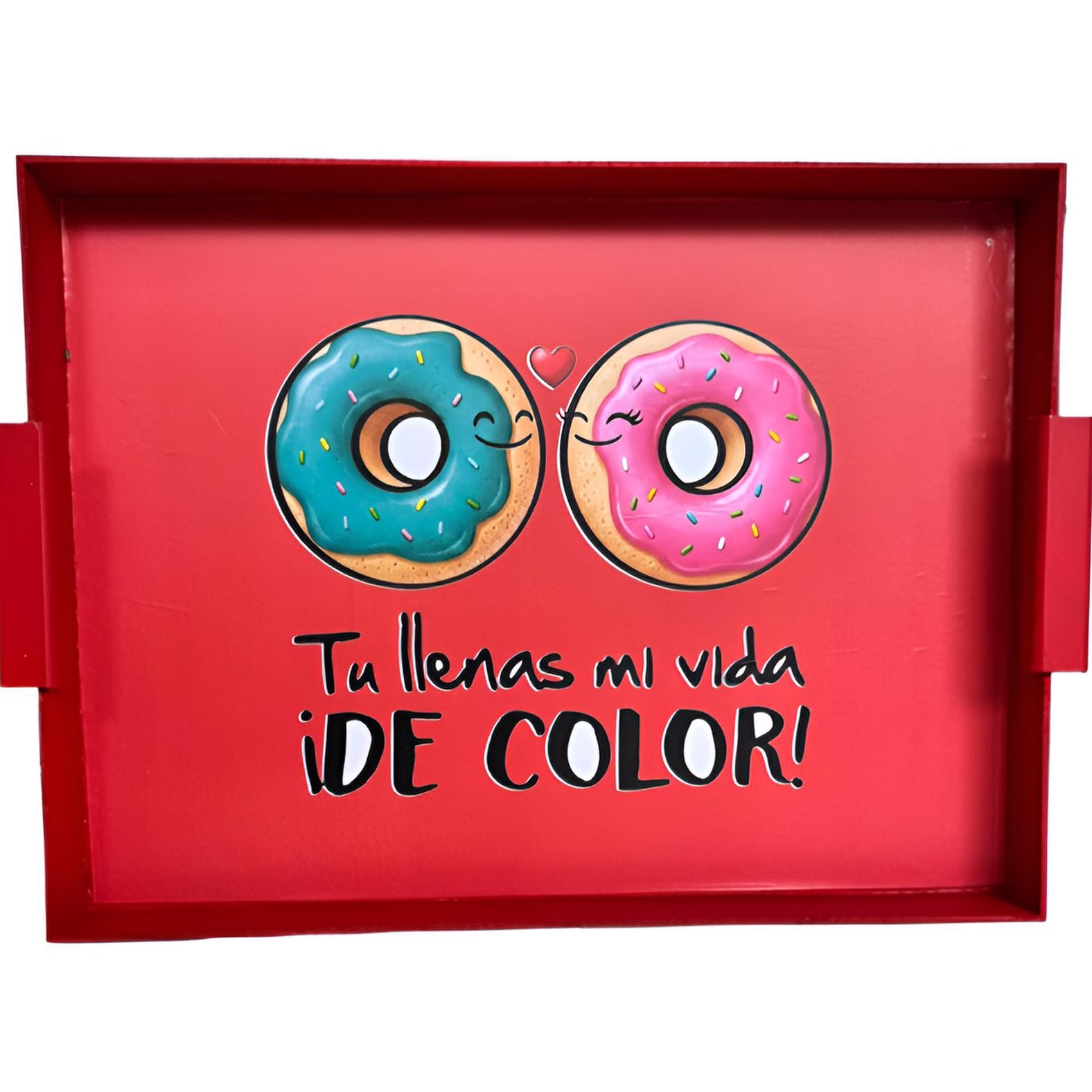 Tu llenas mi vida de color (roja)