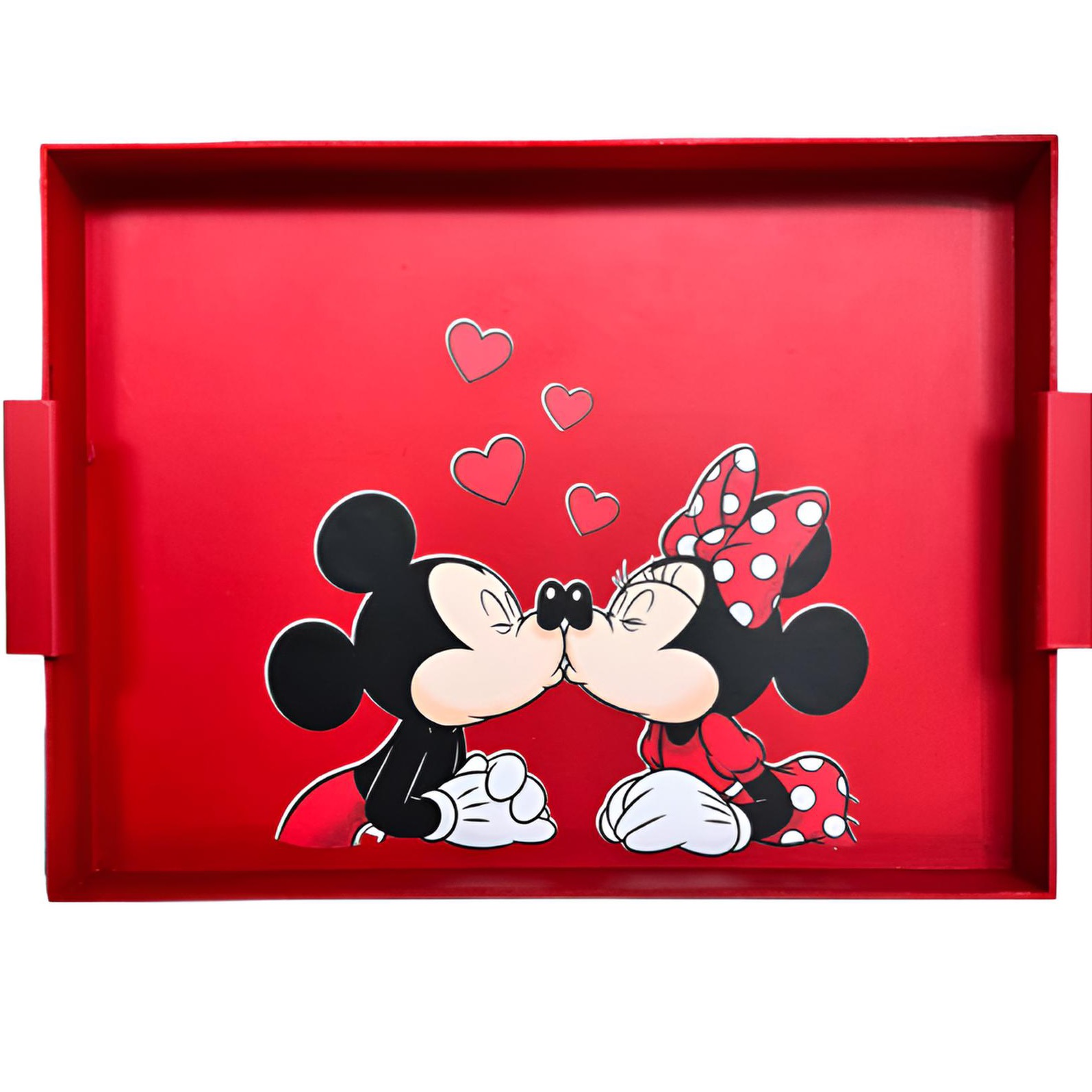 Mickey y Minnie beso (roja)