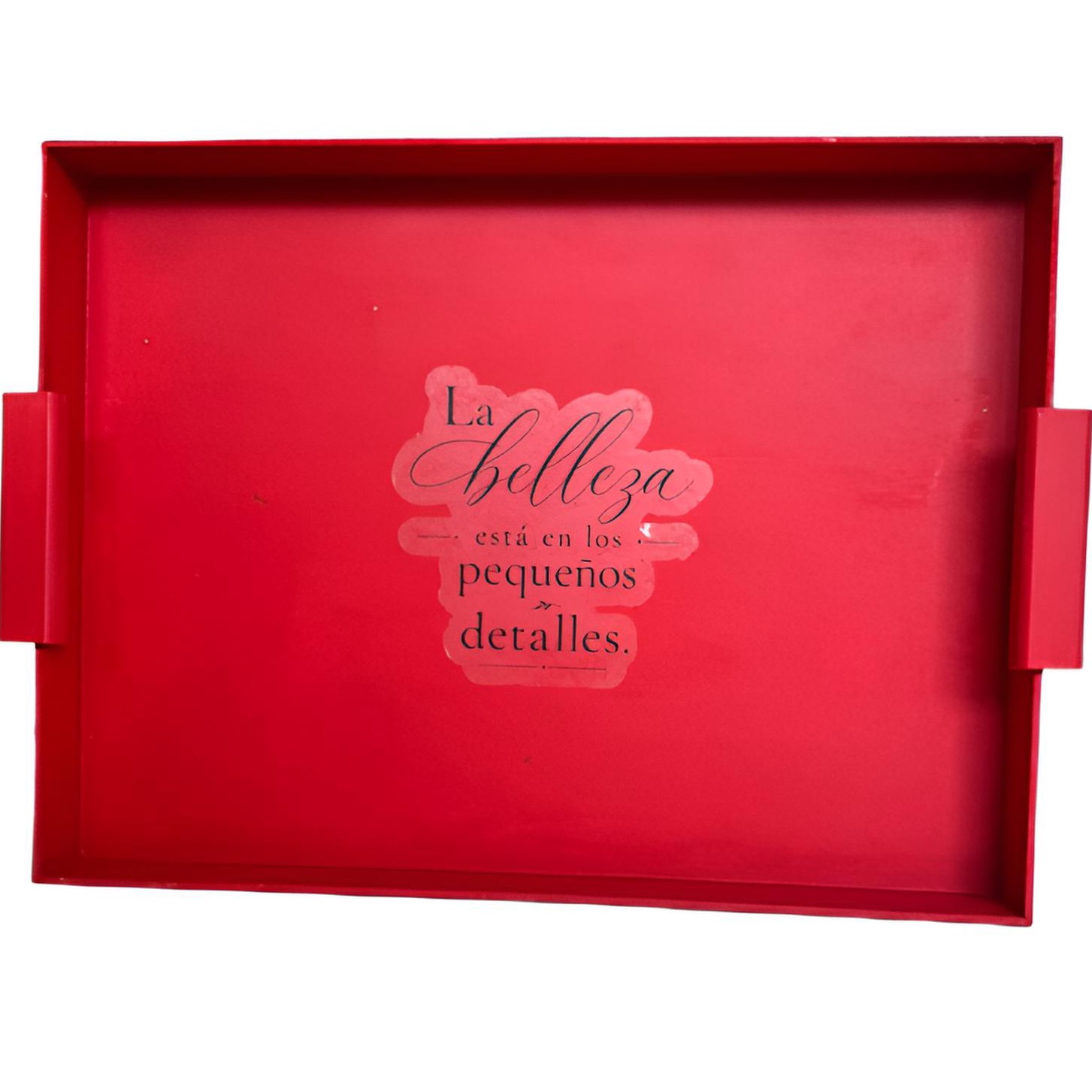 La belleza esta en los pequeños detalles (roja)