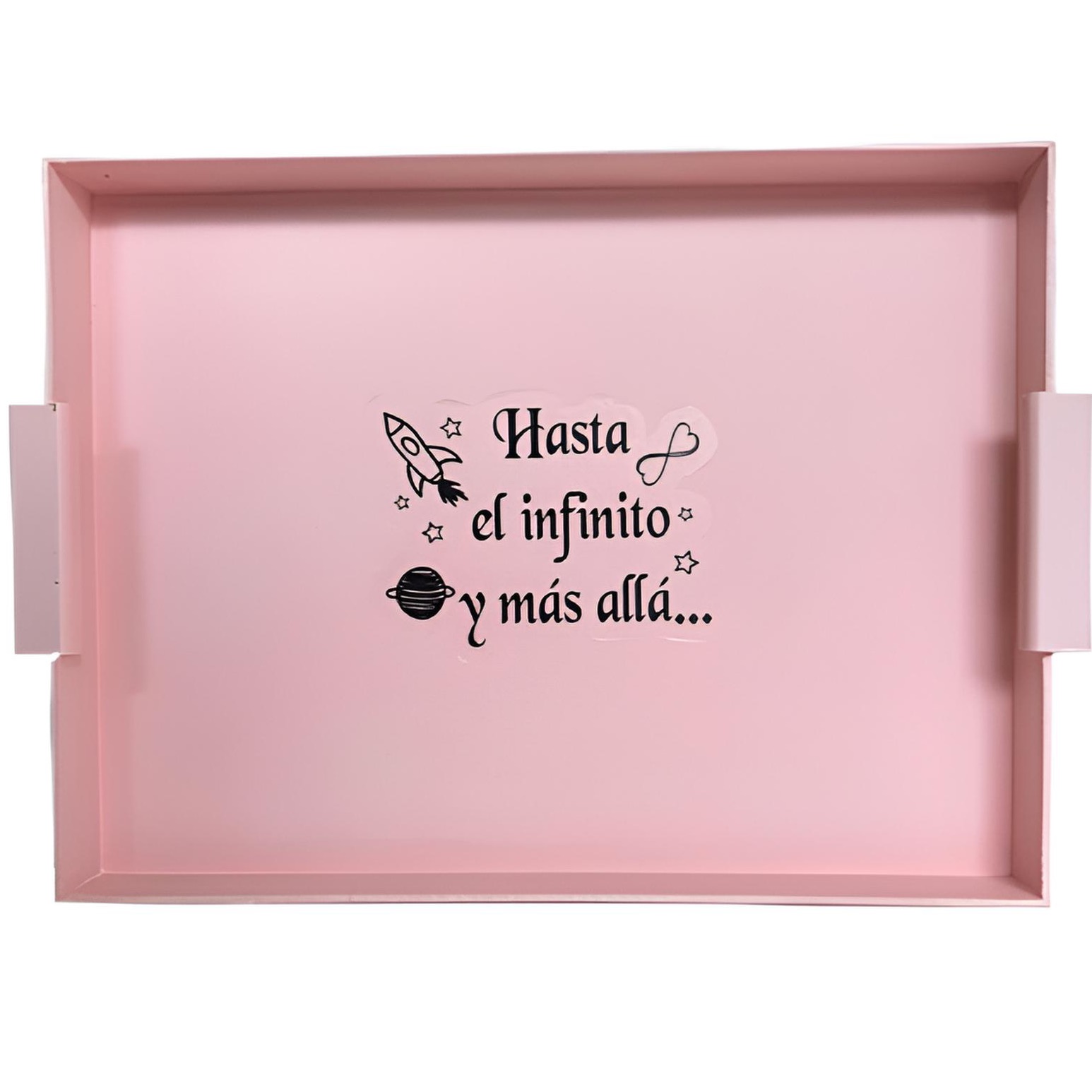 Hasta el infinito y más allá (rosa)